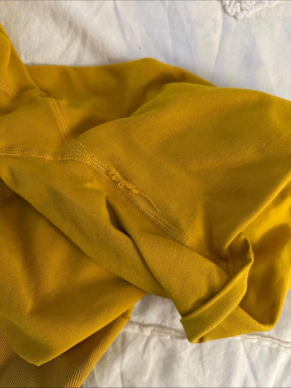 Alphalete Women’s Yellow High-Rise Bike Shorts - Picture 9 of 12